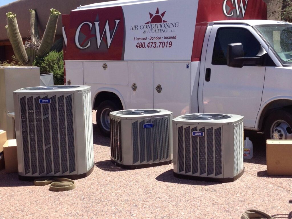 CW Air Conditioning and Heating, LLC truck